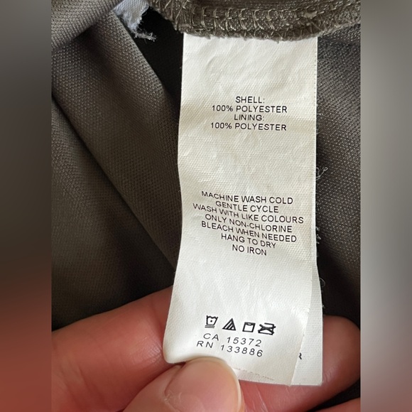 Joe fresh olive eyelet pleated skirt size S - Picture 6 of 10